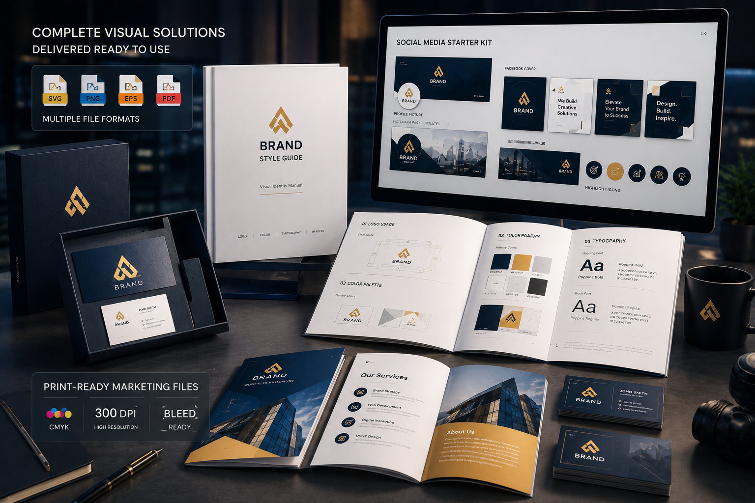 Graphic Design & Brand Identity — solution visual