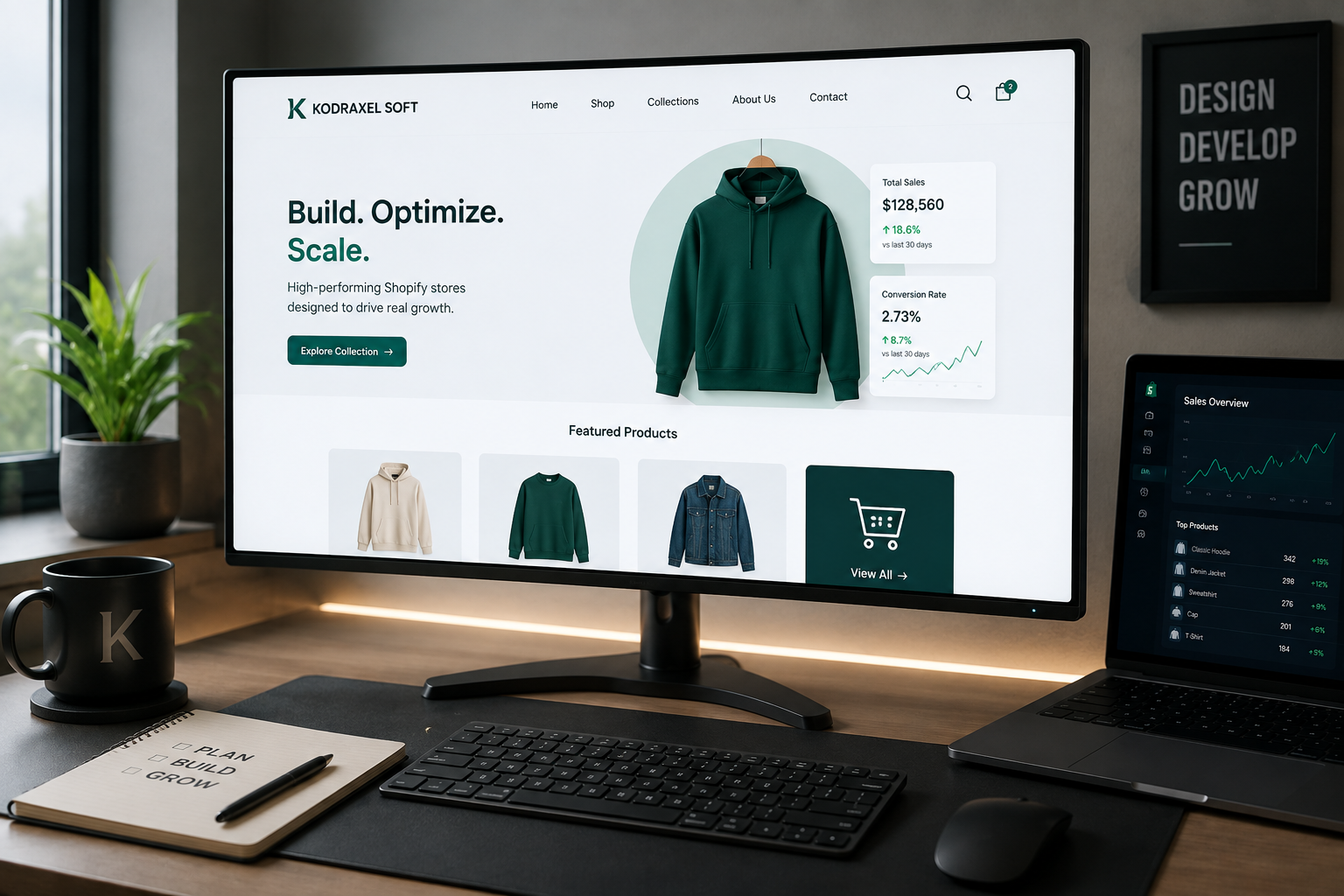 SEO-Optimized Shopify Stores — solution visual