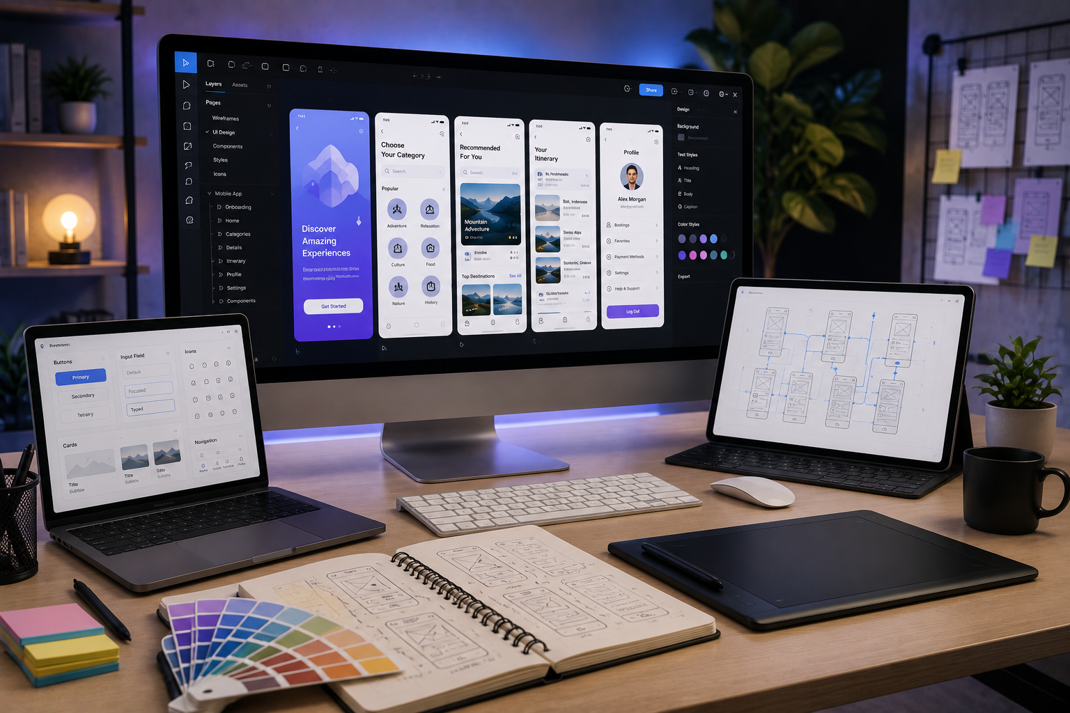UI/UX & Product Design — solution visual